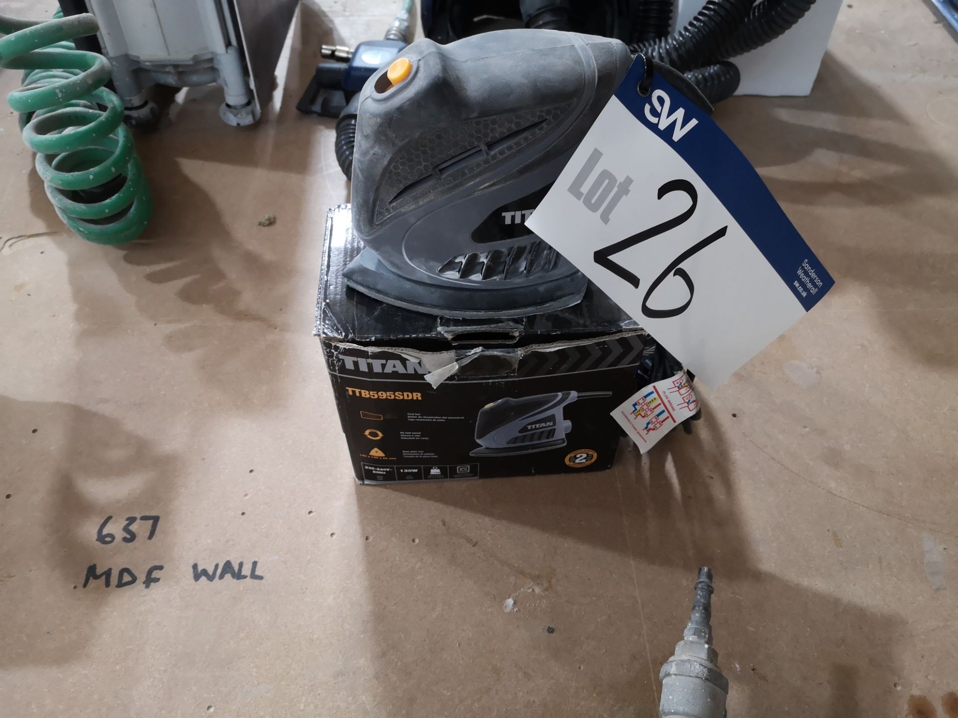 Titan TTB595 SDR Detail Sander (LOT LOCATED AT 8 W