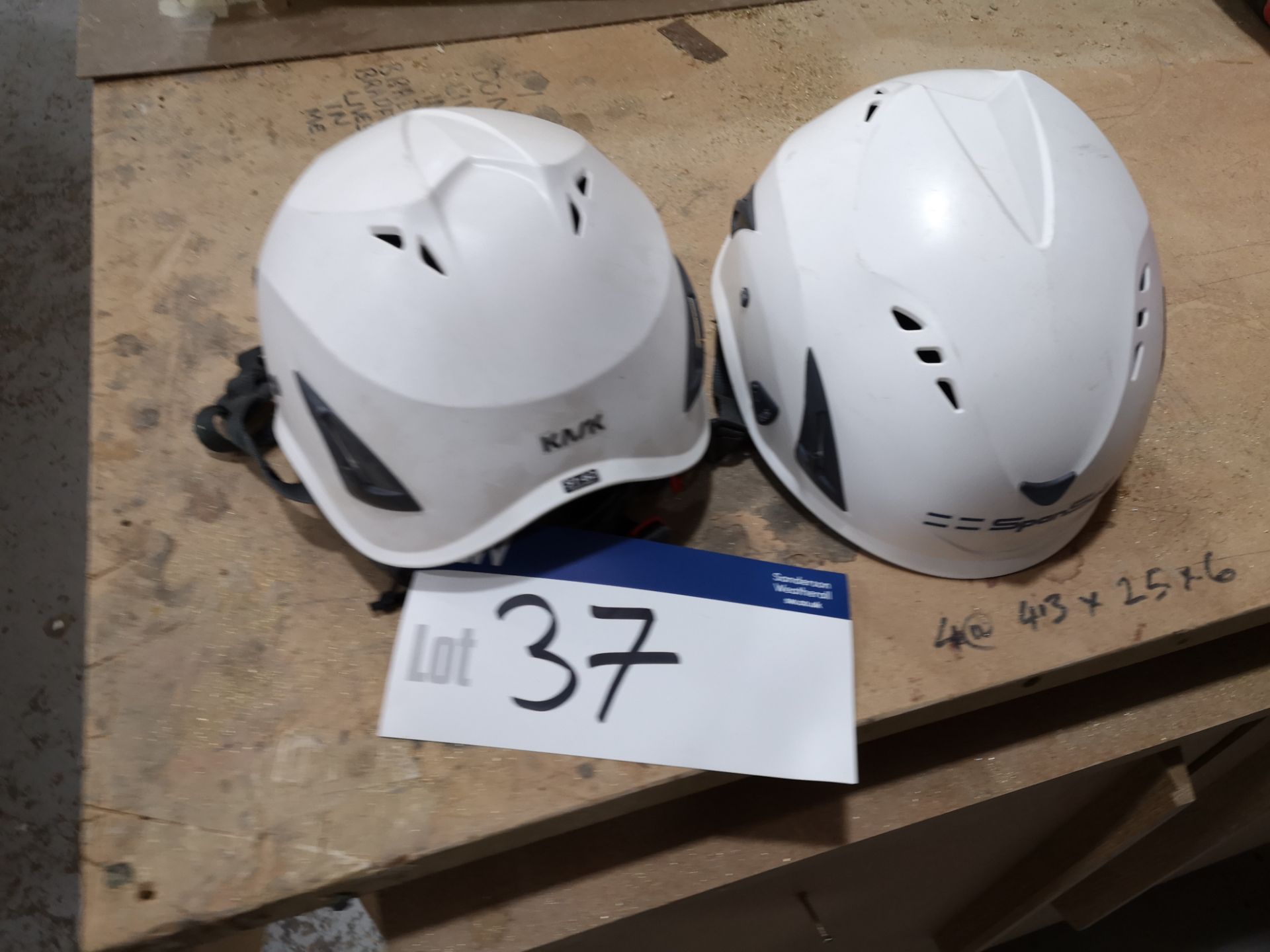 Two Spanset Climbing Helmets (LOT LOCATED AT 8 WHI