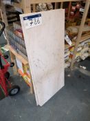 Two Marble Worktops, each approx. 1280mm x 610mm x