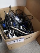 Quantity of Monitor Cables, as set out in box (LOT