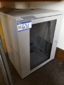 Grey Small Server Cabinet (LOT LOCATED AT 153 LEED