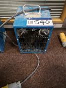 Site Master Fan Heater, 110V (LOT LOCATED AT 153 L