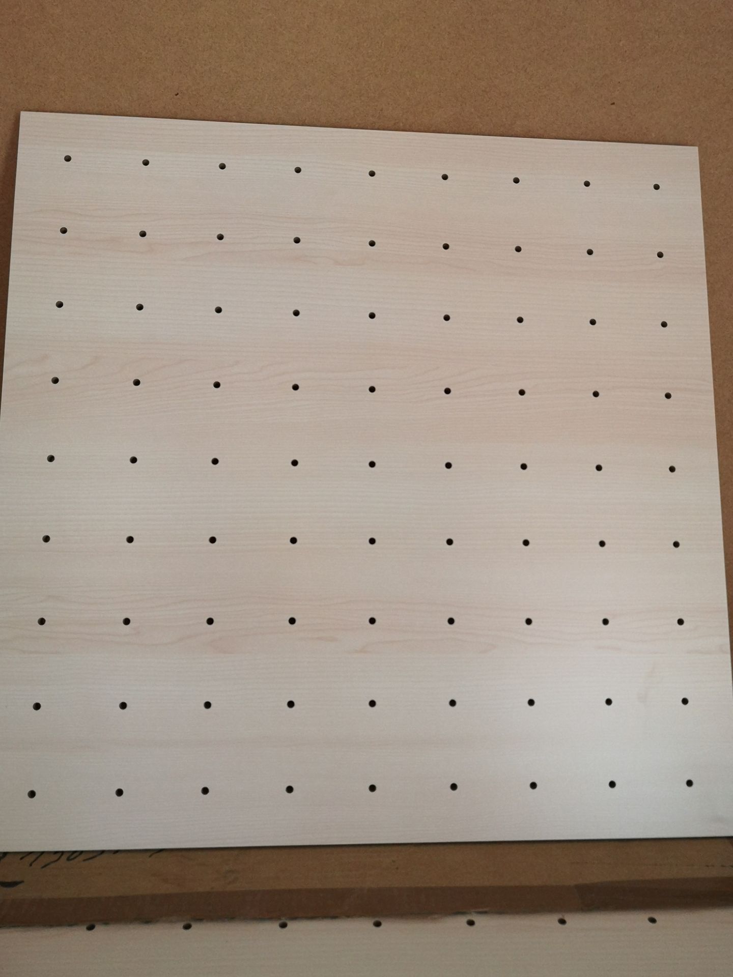 24 Boxes of Perforated Light Oak Veneered MDF Wall - Image 2 of 2