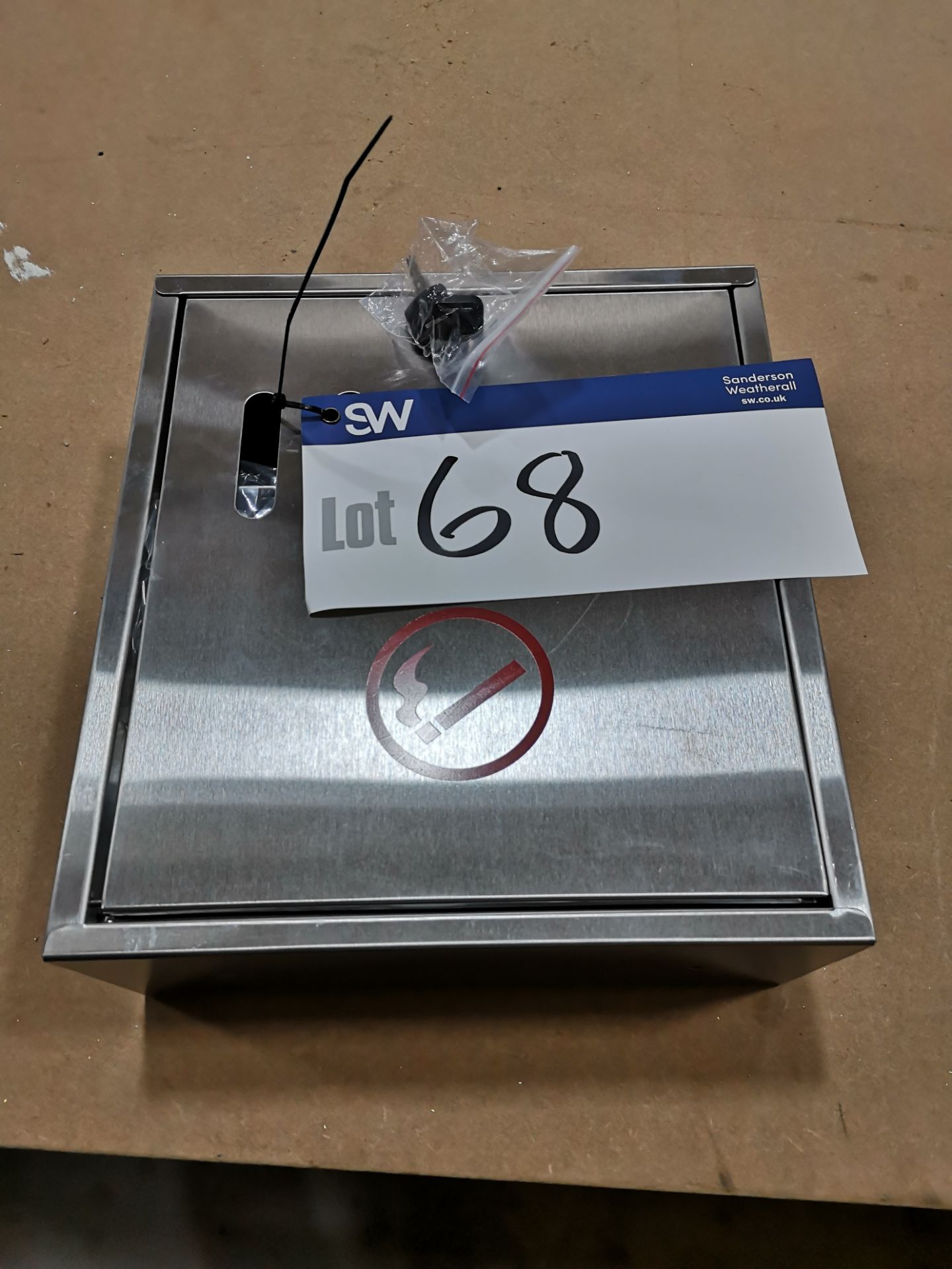 Stainless Steel Ash Tray Box (LOT LOCATED AT 8 WHI