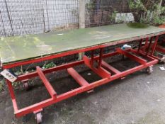 Red Steel Mobile Workbench (LOT LOCATED AT 8 WHITE