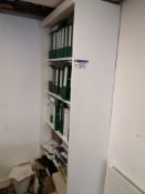 White Five Tier Shelving Unit (LOT LOCATED AT 8 WH