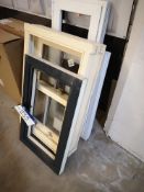 Four Various Windows Frames, three x plastic, one