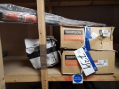 Two Boxes of Simpson Strong-Tie Heavy Masonry Jois