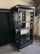 Black Mobile Server Rack (LOT LOCATED AT 153 LEEDS