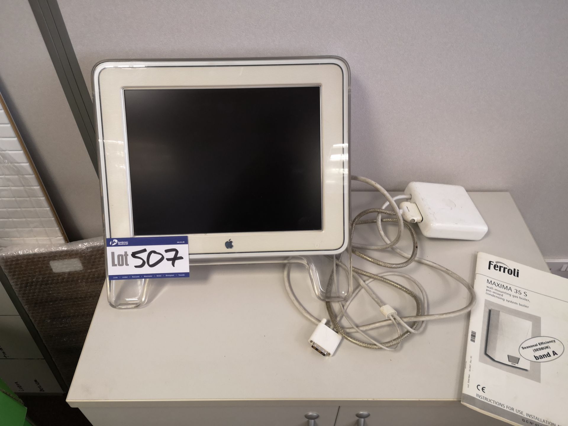 Apple Studio Display, with DVI to ADC adapter (LOT