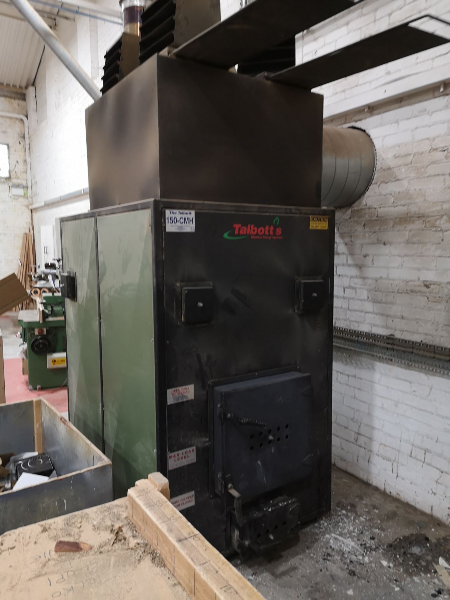 Talbot 150-CMH Biomass Wood Waste Heater, serial n - Image 2 of 3