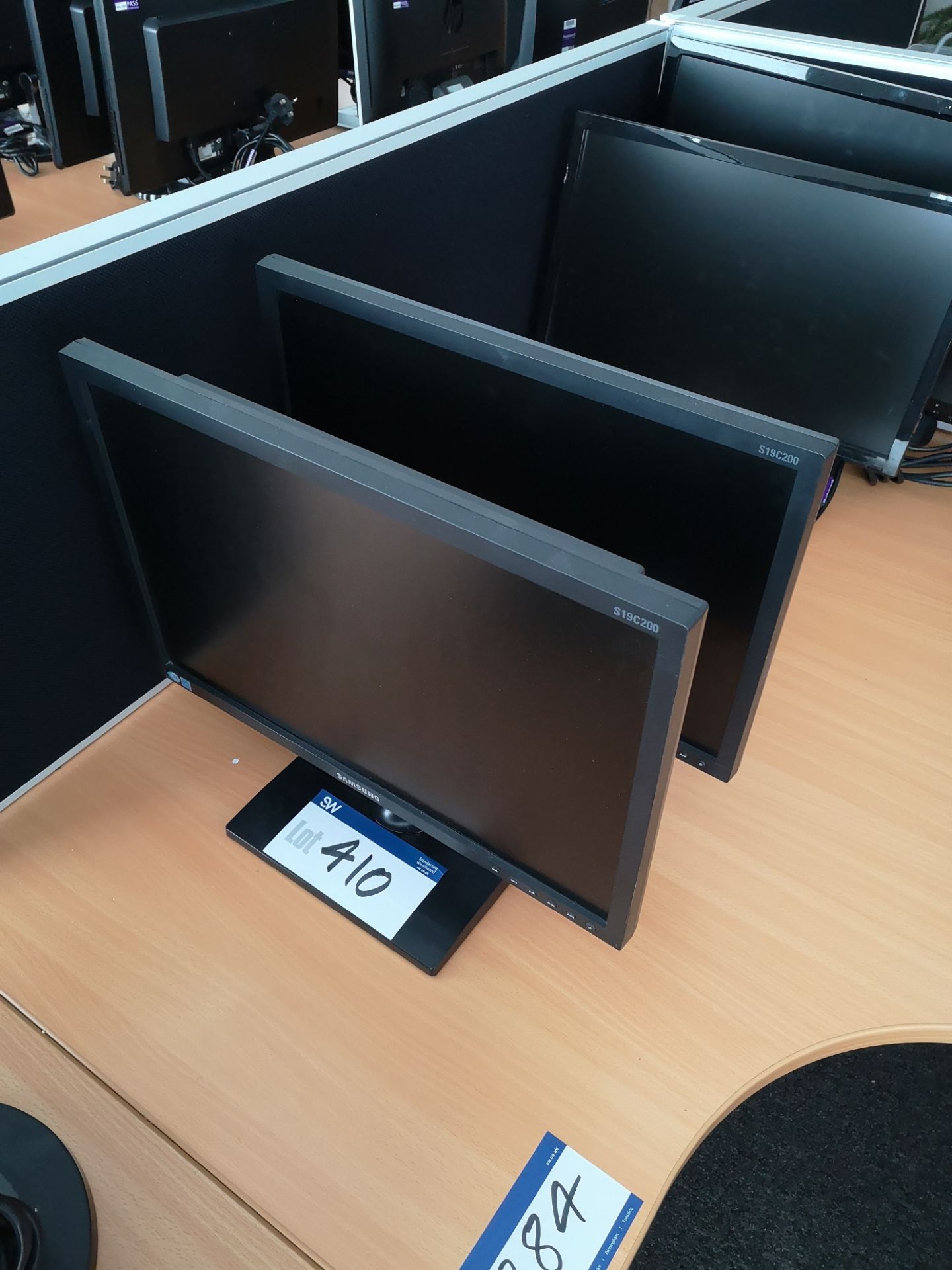 Two Samsung S19C200 Monitors (LOT LOCATED AT 8 WHI