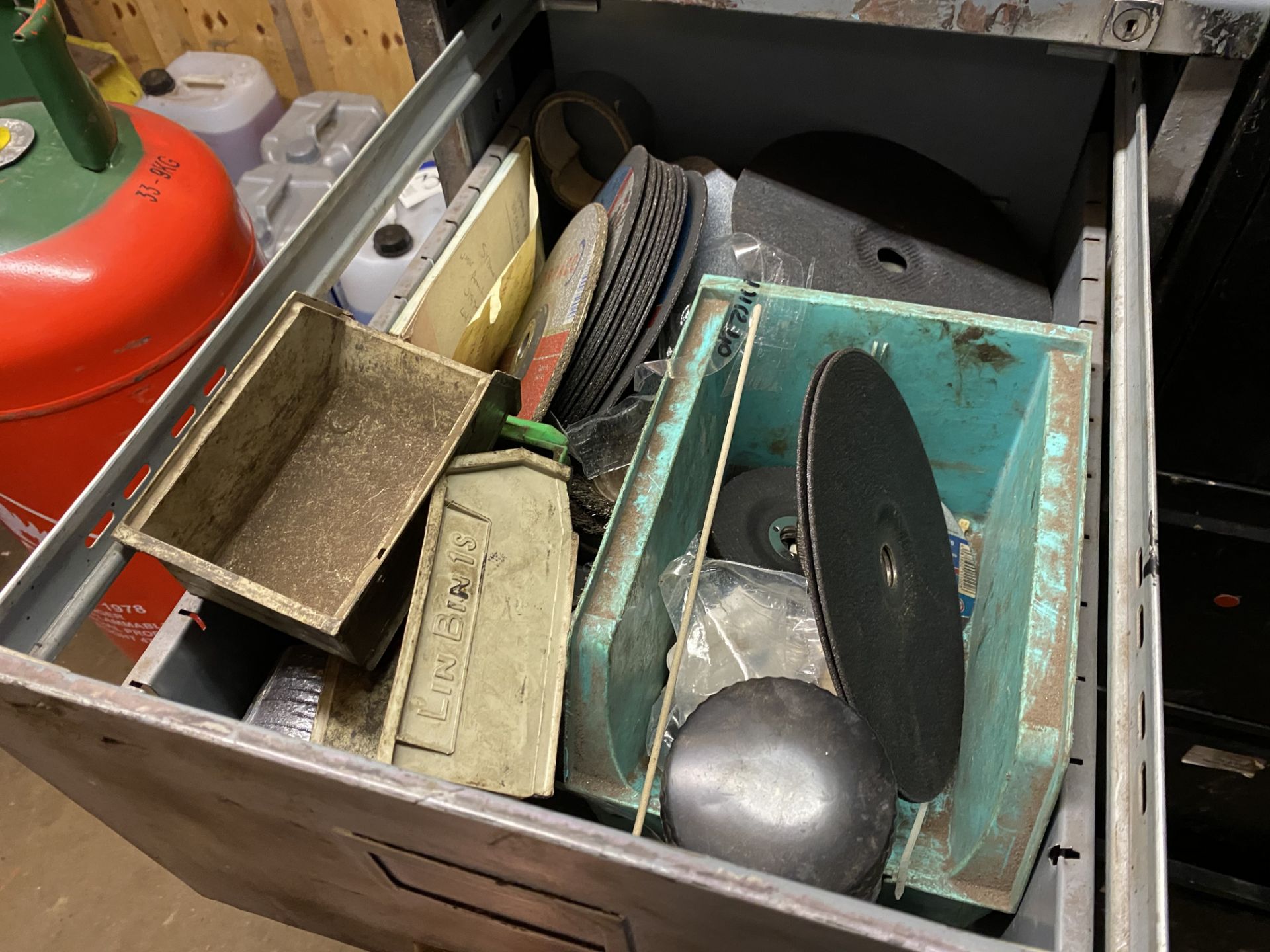 Four Drawer Steel Filing Cabinet, with contents - Image 2 of 3