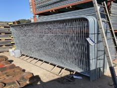 19 Heras  Type Fence Panels, each approx. 3.4m lon