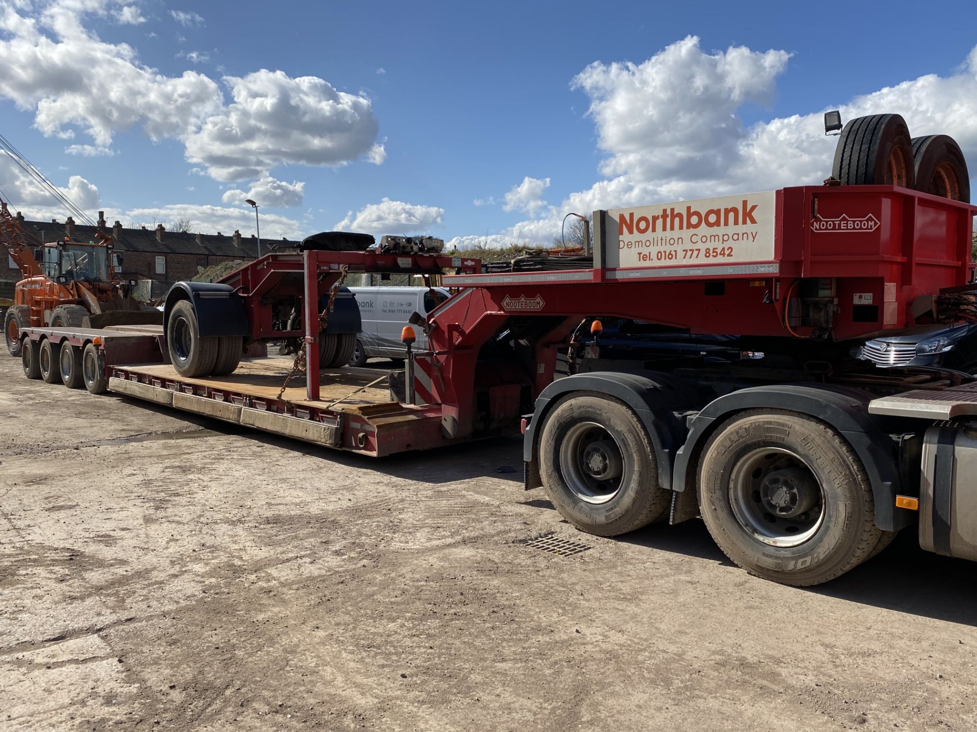 Nooteboom Euro-83-04 FOUR AXLE LOW LOADER TRAILER, - Image 4 of 6