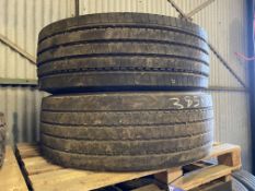 Two 385/ 65 22.5 Tyres