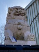 Ornamental Stone Lion Statue