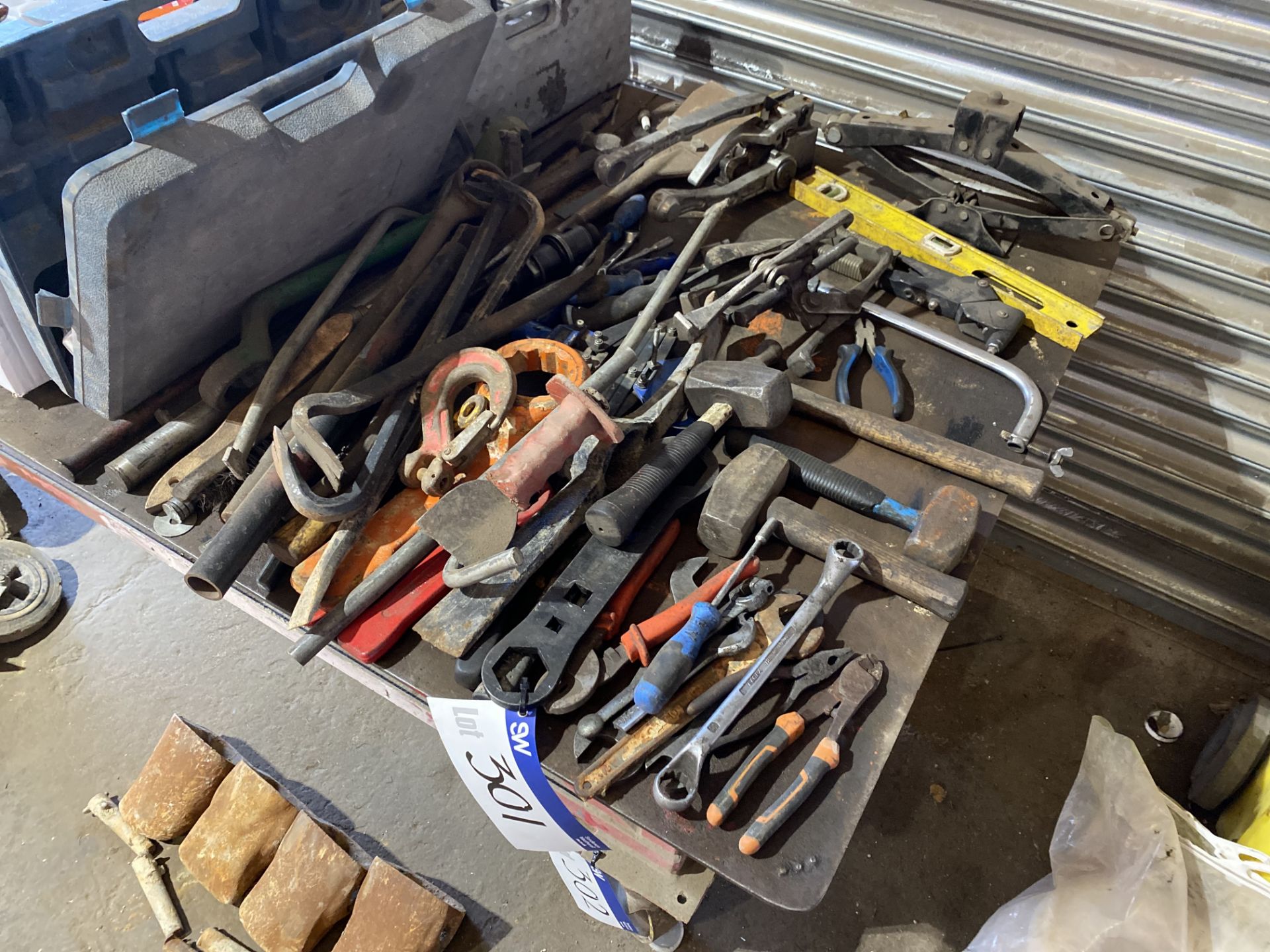 Assorted Hand Tools, including ratchets, wrenches,