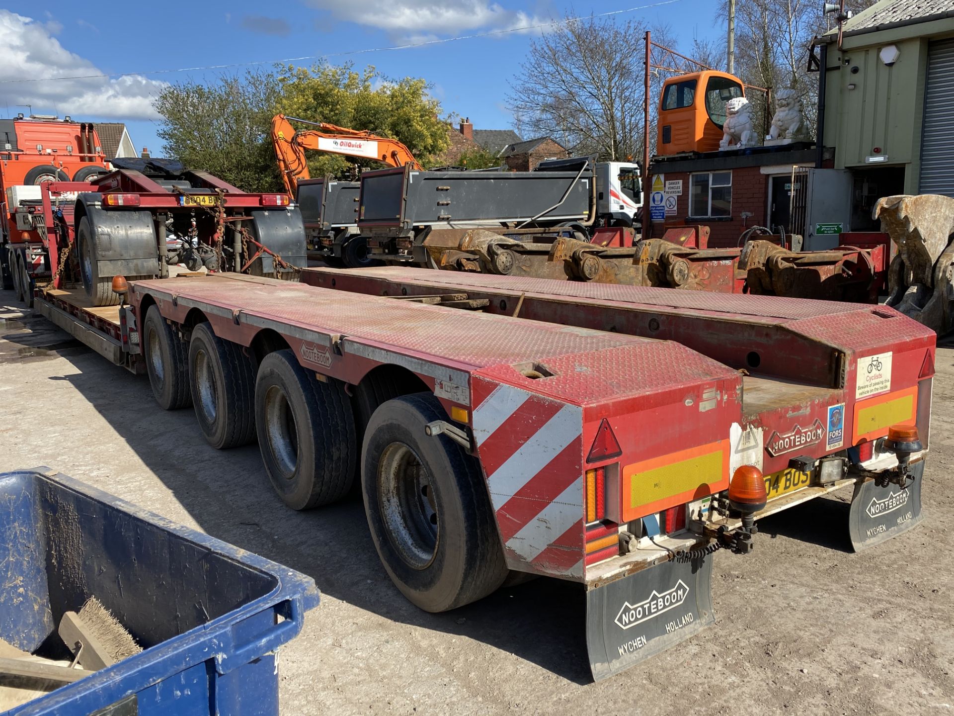 Nooteboom Euro-83-04 FOUR AXLE LOW LOADER TRAILER, - Image 2 of 6