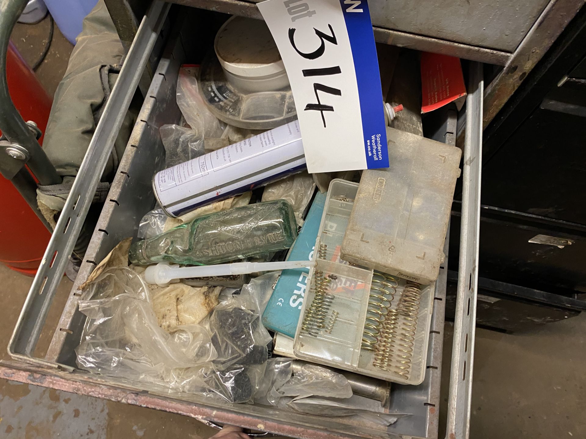 Four Drawer Steel Filing Cabinet, with contents - Image 3 of 3