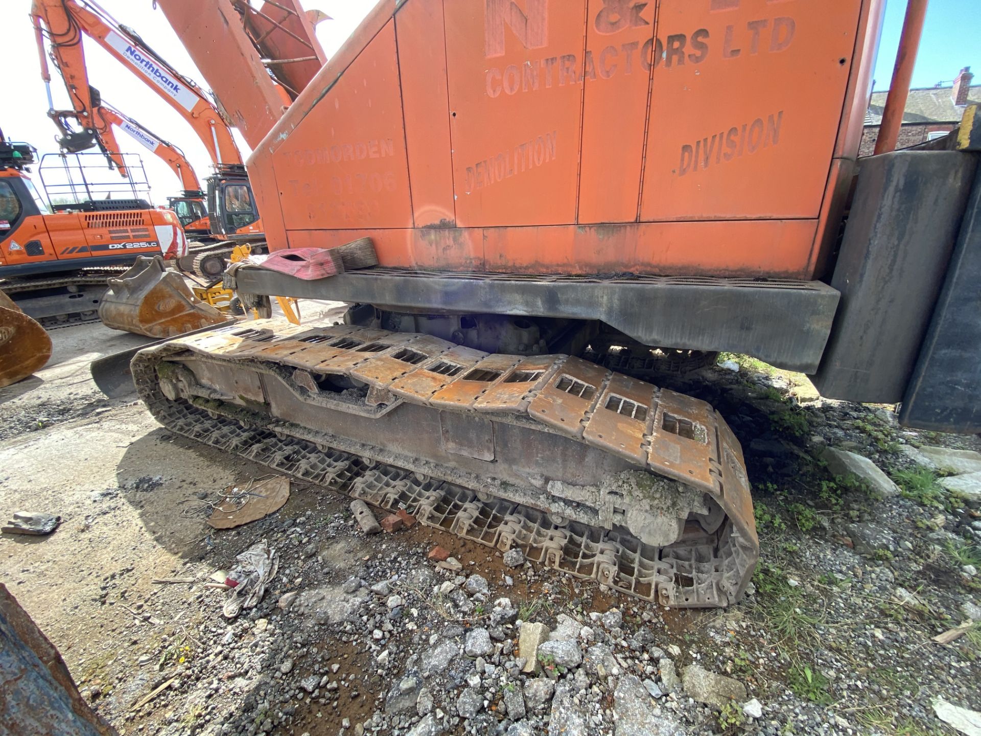 Priestman 10ton cap. TRACK MOUNTED CRANE, with fou - Image 6 of 11