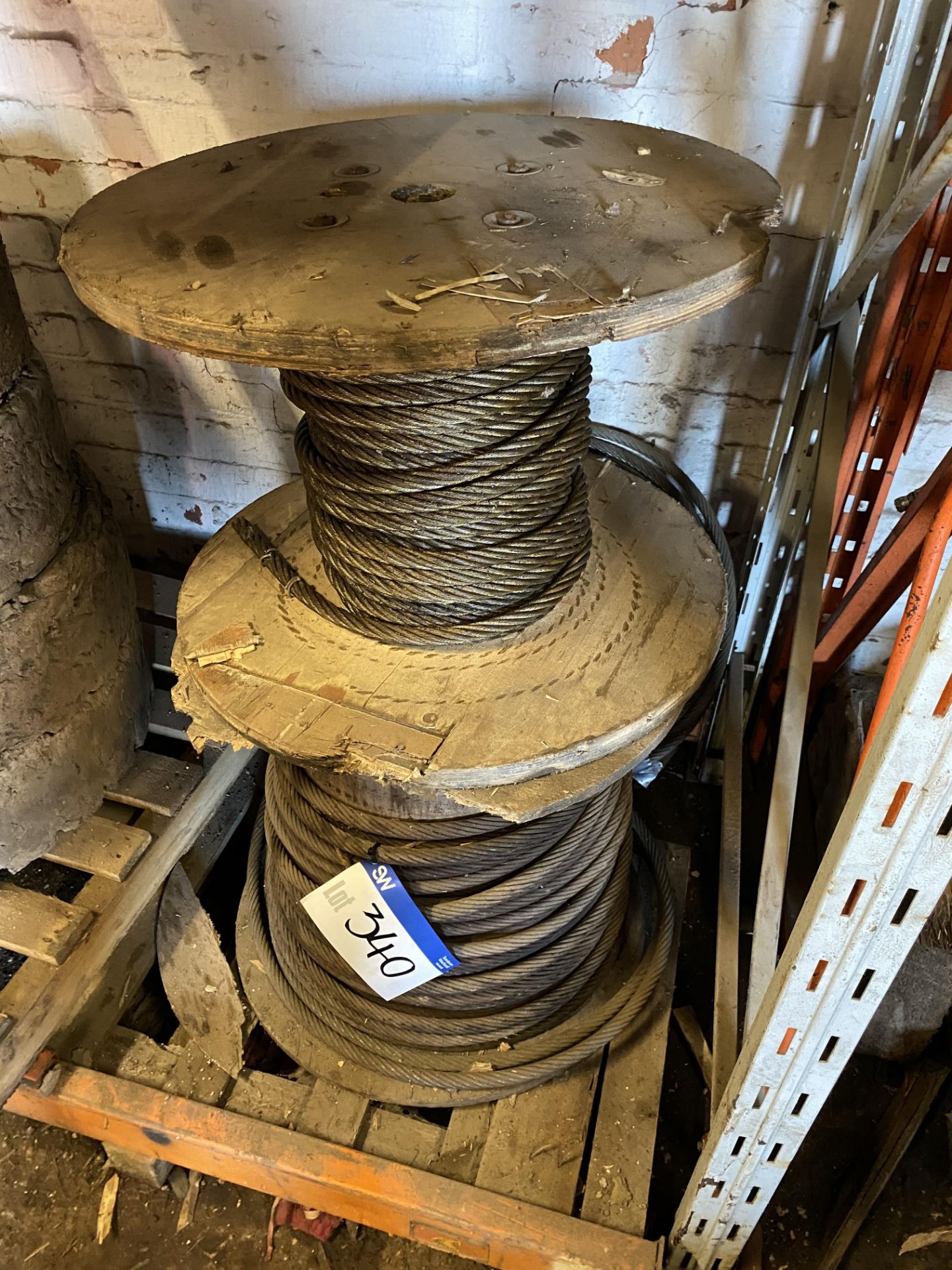 Two Reels of Wire Rope