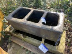 Stone Trough, approx. 1m x 500mm