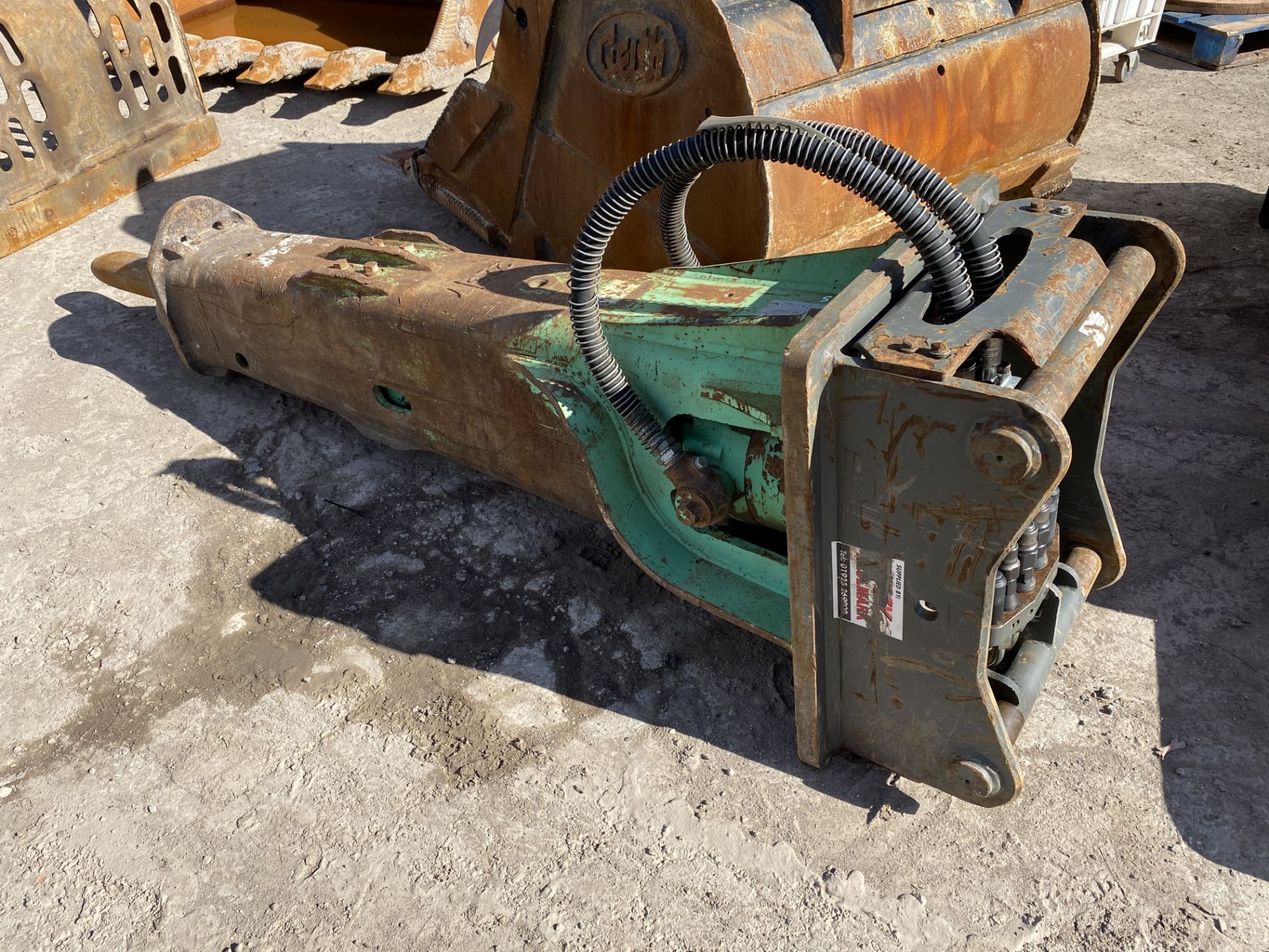 Montabert 1.5 tonne Hydraulic Hammer, serial no. V - Image 2 of 4