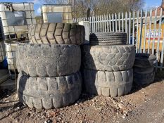 Nine Assorted Tyres, as set out (all must be taken