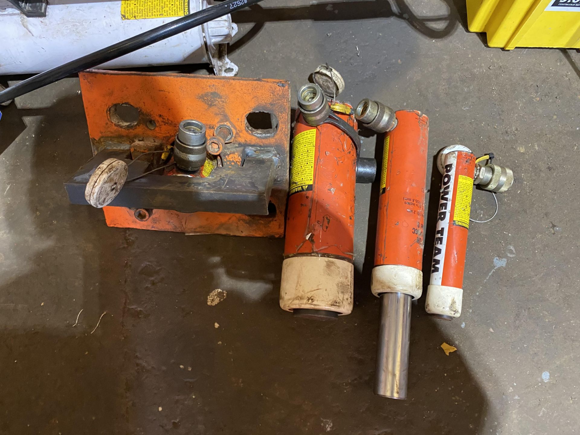 Power Team Hydraulic Ram Set - Image 2 of 2