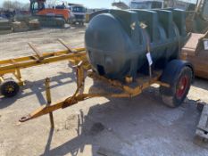 Titan Single Axle Trailer Mounted Fuel Storage Tan