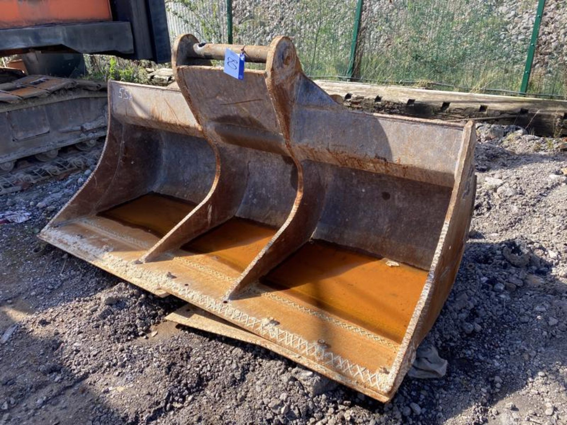 2.4m wide Ditching Bucket, serial no. 40/20, 80mm