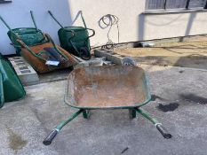 Three Steel Wheelbarrows