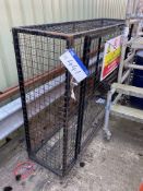 Steel Wire Mesh Bottle Cabinet, approx. 1.8m x 500