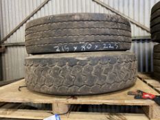 Two 315/ 80 22.5 Tyres