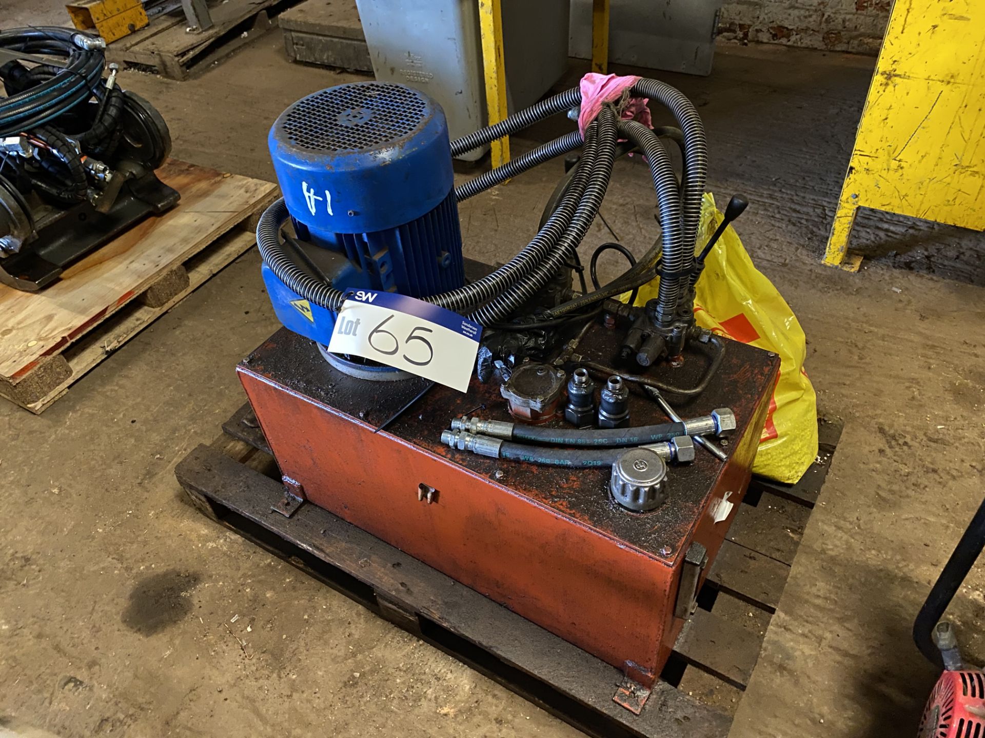 Hydraulic Power Pack, for testing hydraulic attach