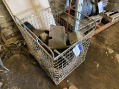 Wire Mesh Trolley, with contents