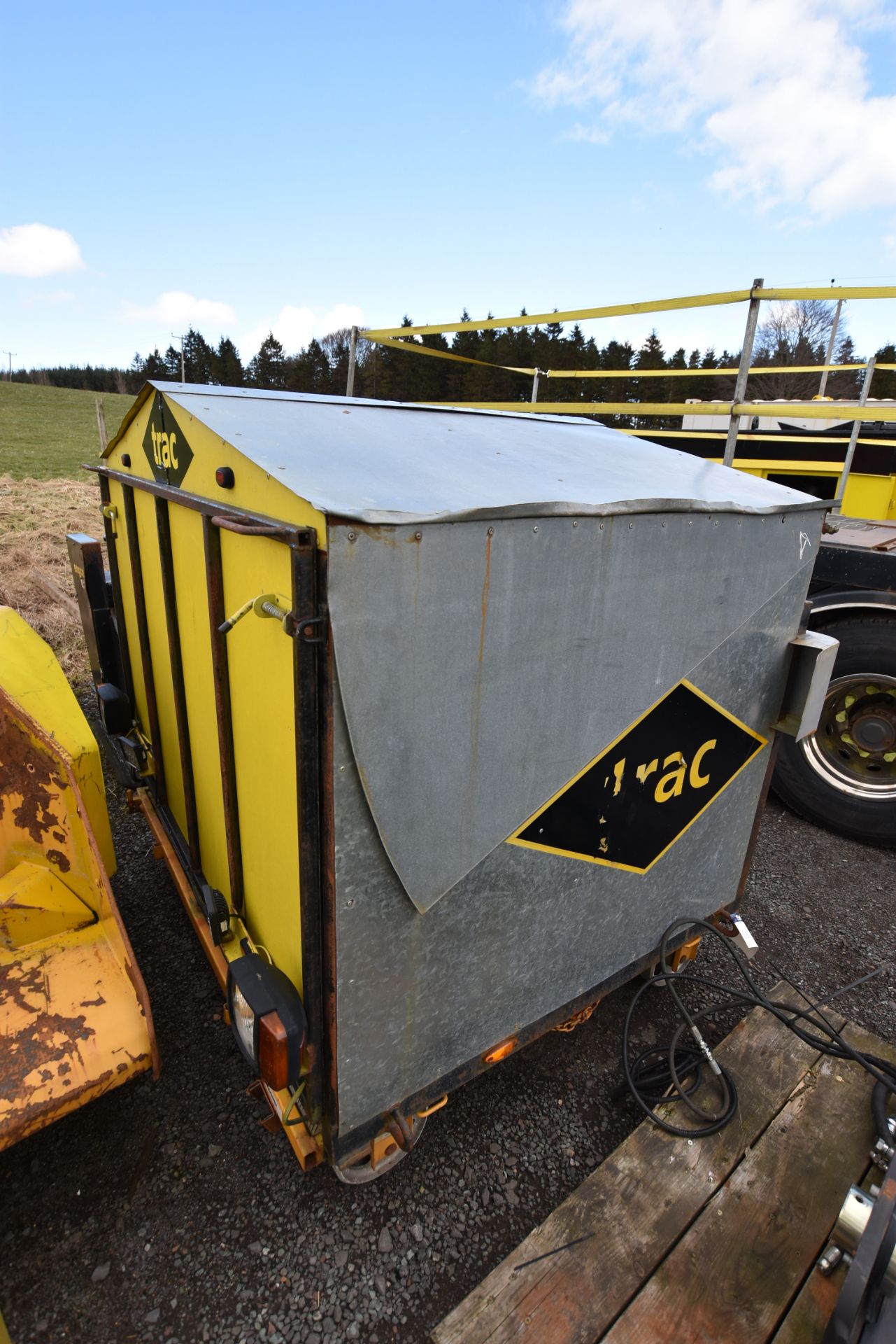 Rail Trolley Mounted Welding Pod /  Storage Unit, - Image 3 of 8