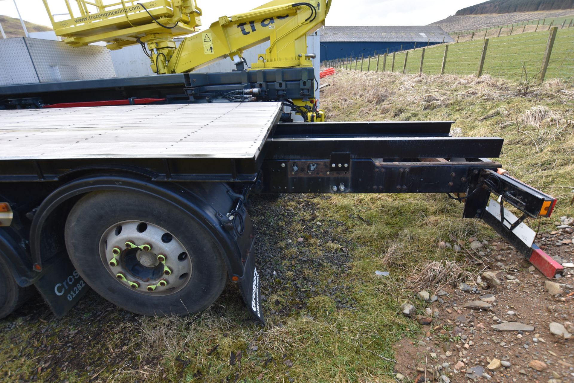 DAF CF 75.310 6x2 BOARDED FLAT TRUCK, registration - Image 9 of 17