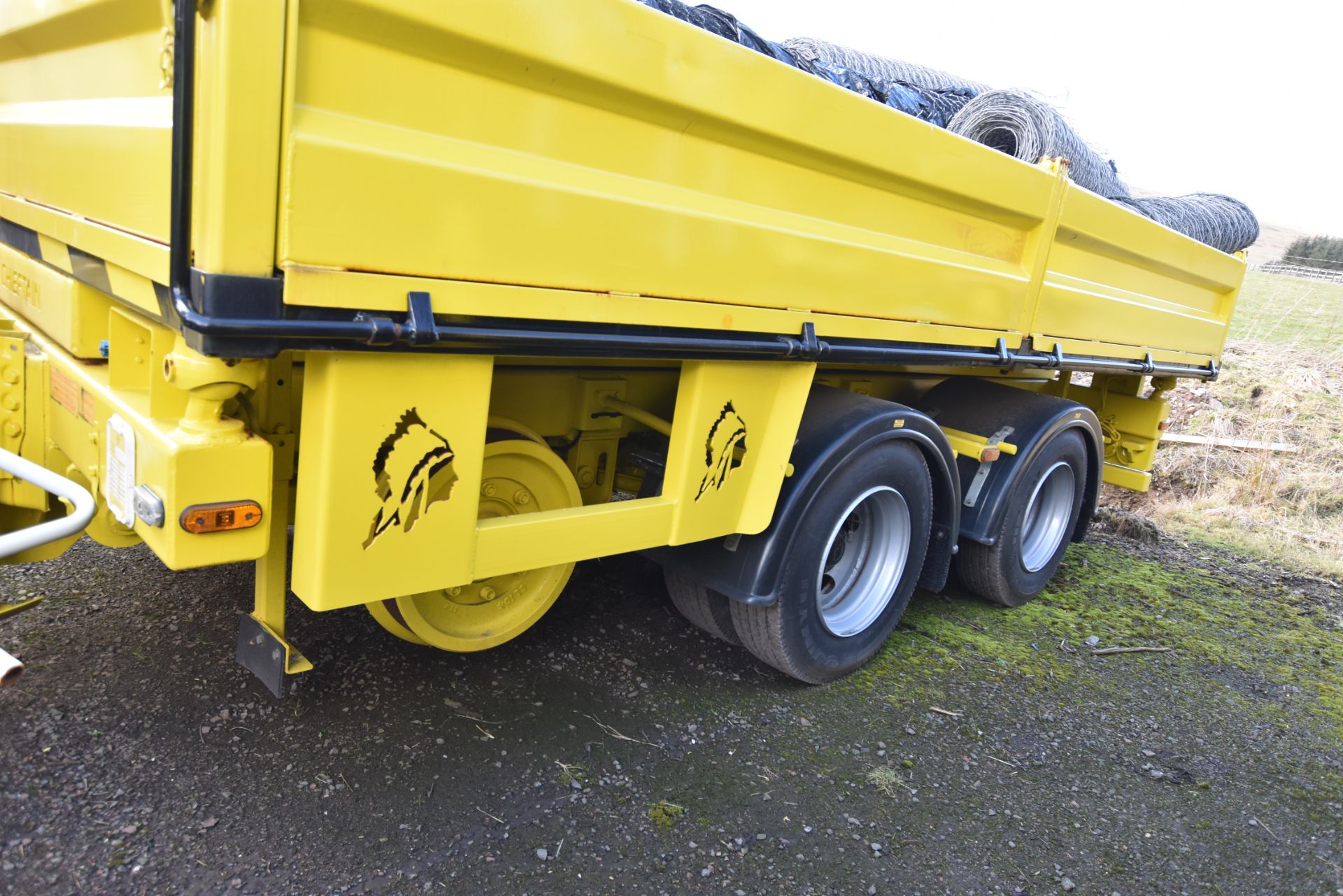 Chieftain ROAD RAIL TWIN AXLE DROPSIDE TRAILER, se - Image 8 of 10