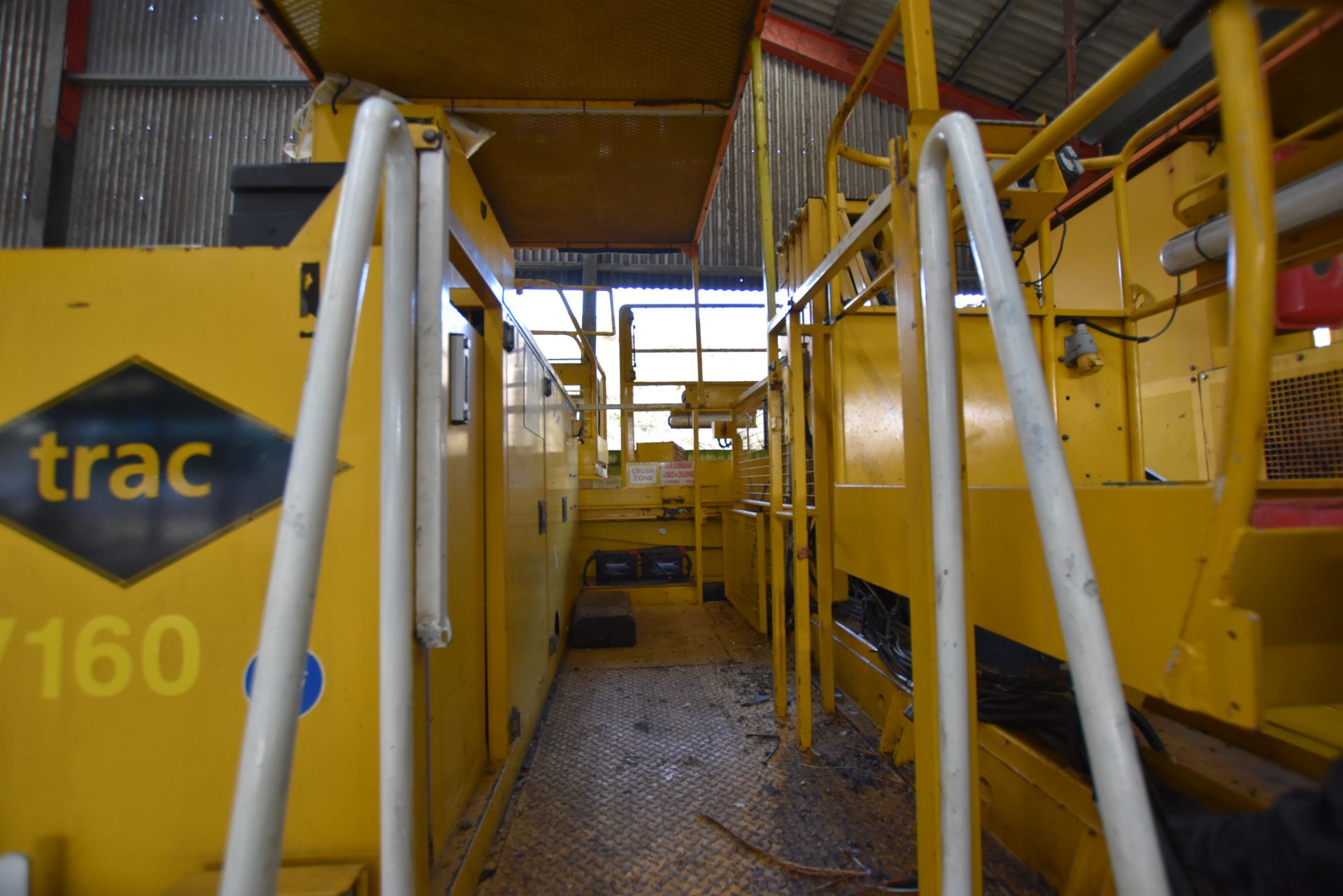 Neotec ELAN 00B.UK TRACK MOUNTED RAIL TWIN MEWP, serial no. ELA.08.053. ...