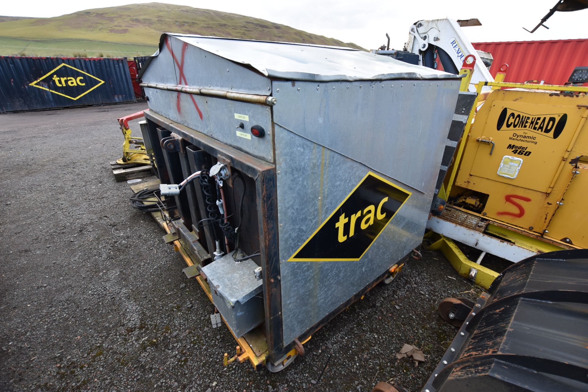 Rail Trolley Mounted Welding Pod /  Storage Unit, - Image 6 of 8