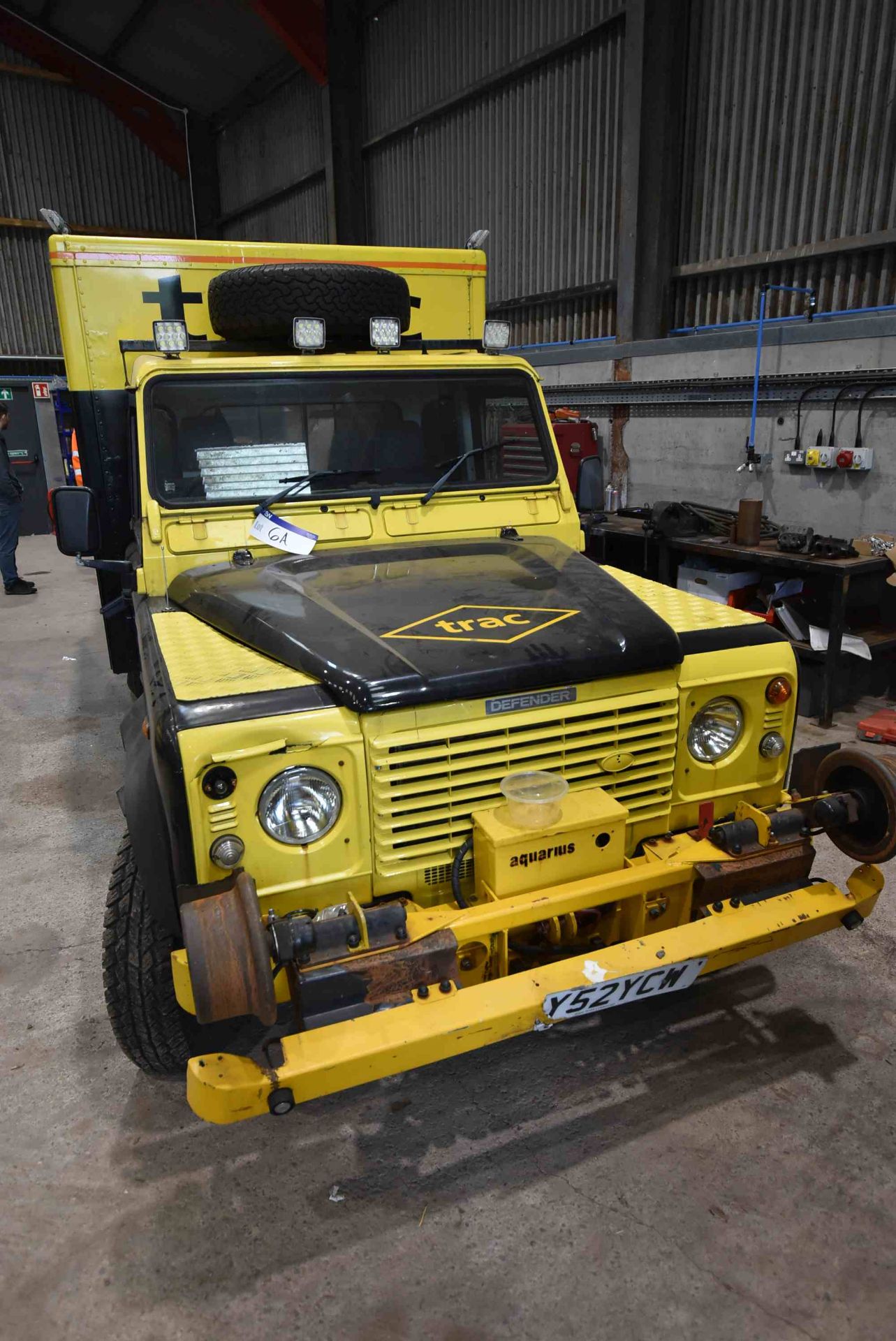 Landrover DEFENDER 130 4x4 DIESEL ENGINE ROAD RAIL - Image 12 of 19