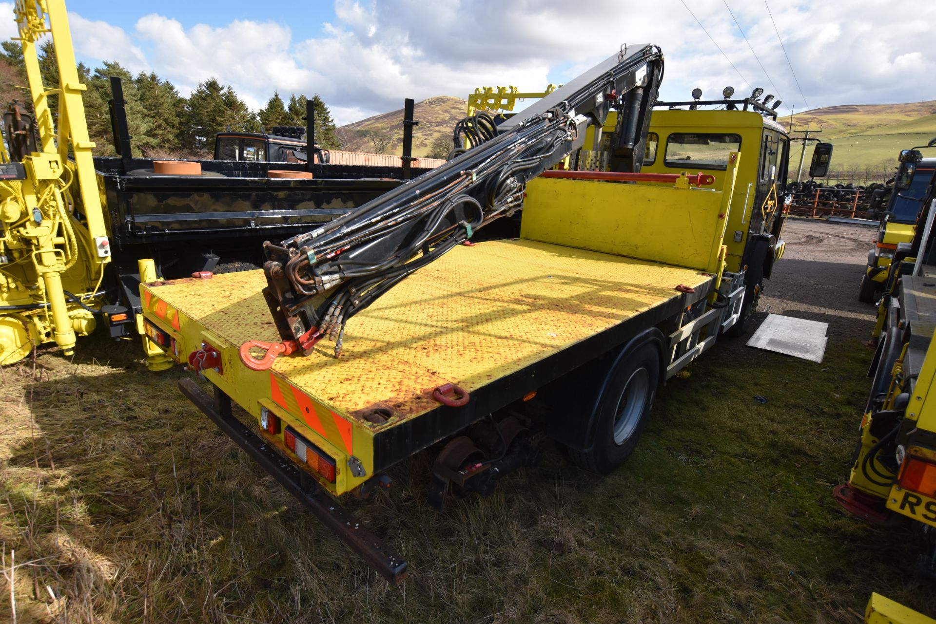 Mercedes Benz 1617 CAK ROAD RAIL 4x4 CREW CAB FLAT - Image 10 of 21