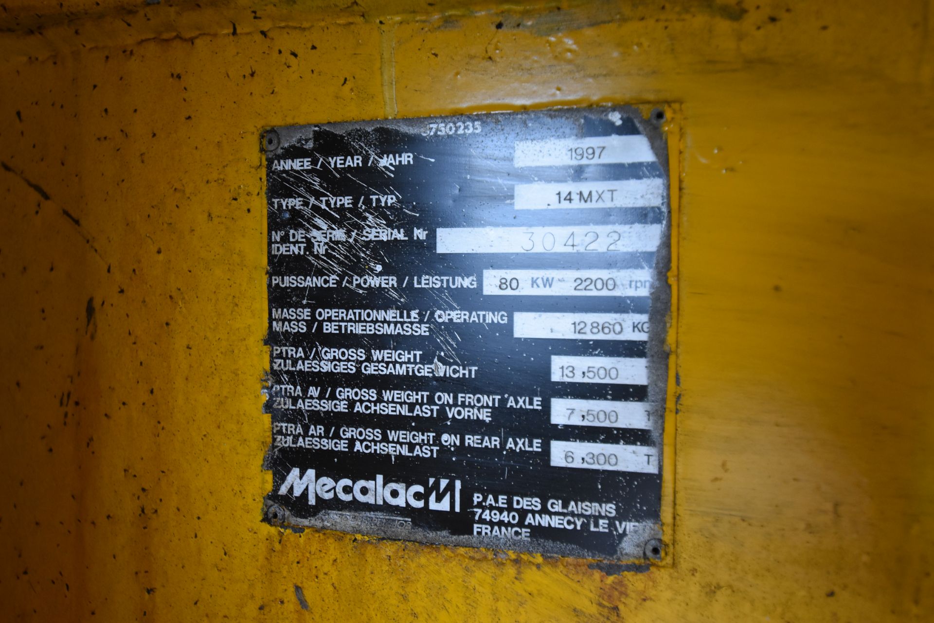 Mecalac Rexquote 14MXT MEGARAILER ROAD RAIL ARTICU - Image 9 of 10
