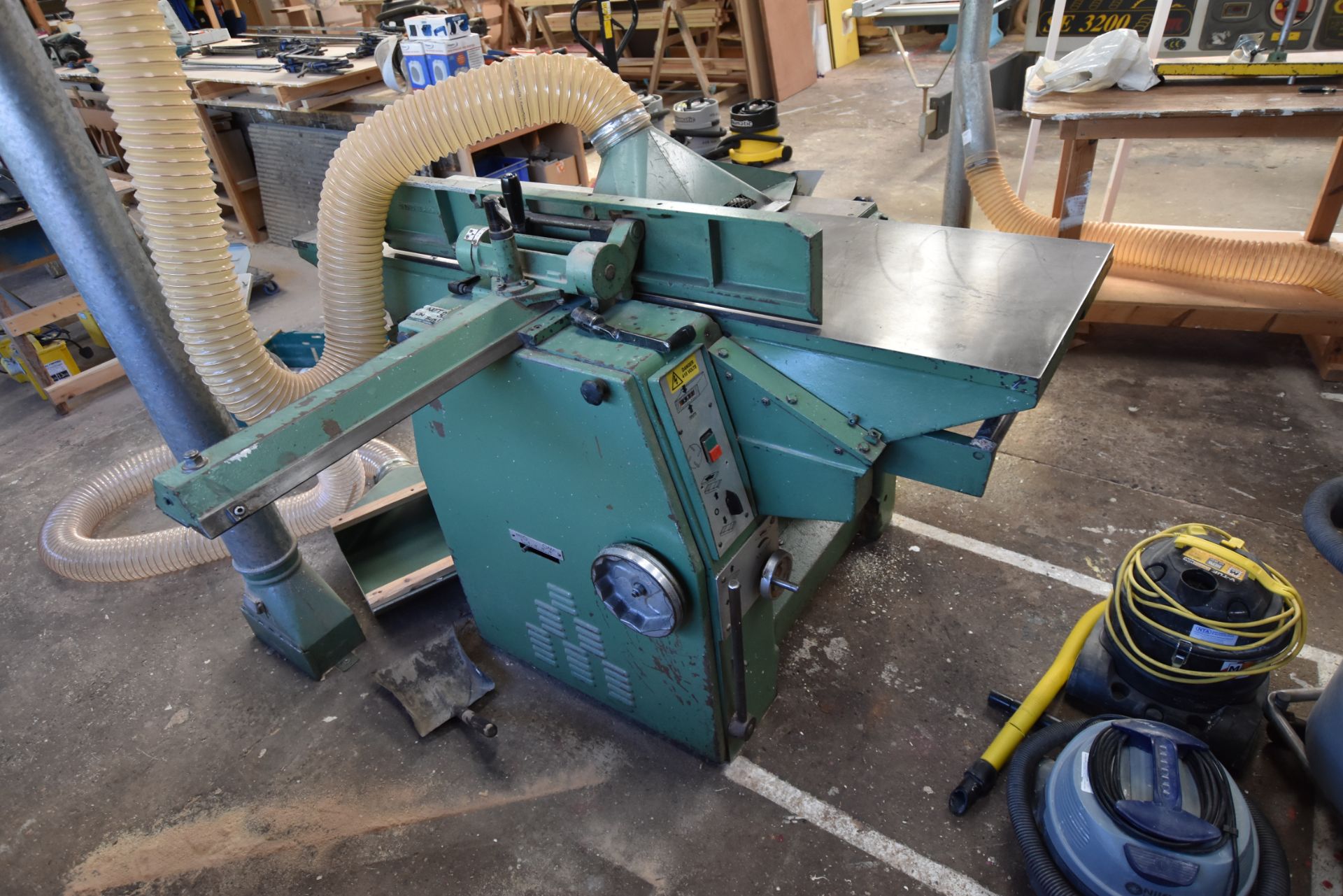 Wadkin Bursgreen BTS500 PLANER THICKNESSER, serial no 86727, approx. 530mm wide with immediate - Image 3 of 5