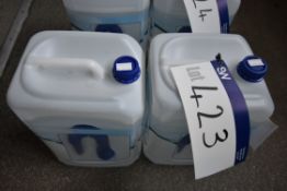 AdBlue in two x10 litre Containers
