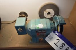 Clarke CBG8W 200mm Wet Stone Grinder, 240V