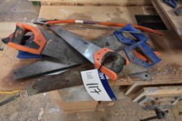 Assorted Saws, as set out