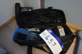 Kane 455 Analyser, with ticket printer in plastic carry case